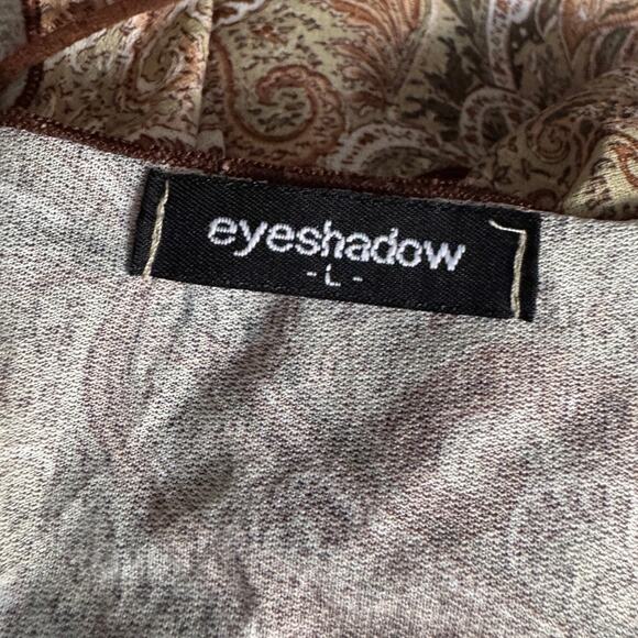 Vintage Eyeshadow Blouse Top Y2K Paisley Fairy Grunge Whimsygoth Cosplay USA - Picture 2 of 6